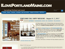 Tablet Screenshot of iloveportlandmaine.com